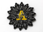 West Point Army Yellow A Brooch