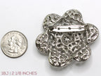 West Point Army Yellow A Brooch