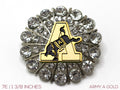USMA Gold Army A Brooch