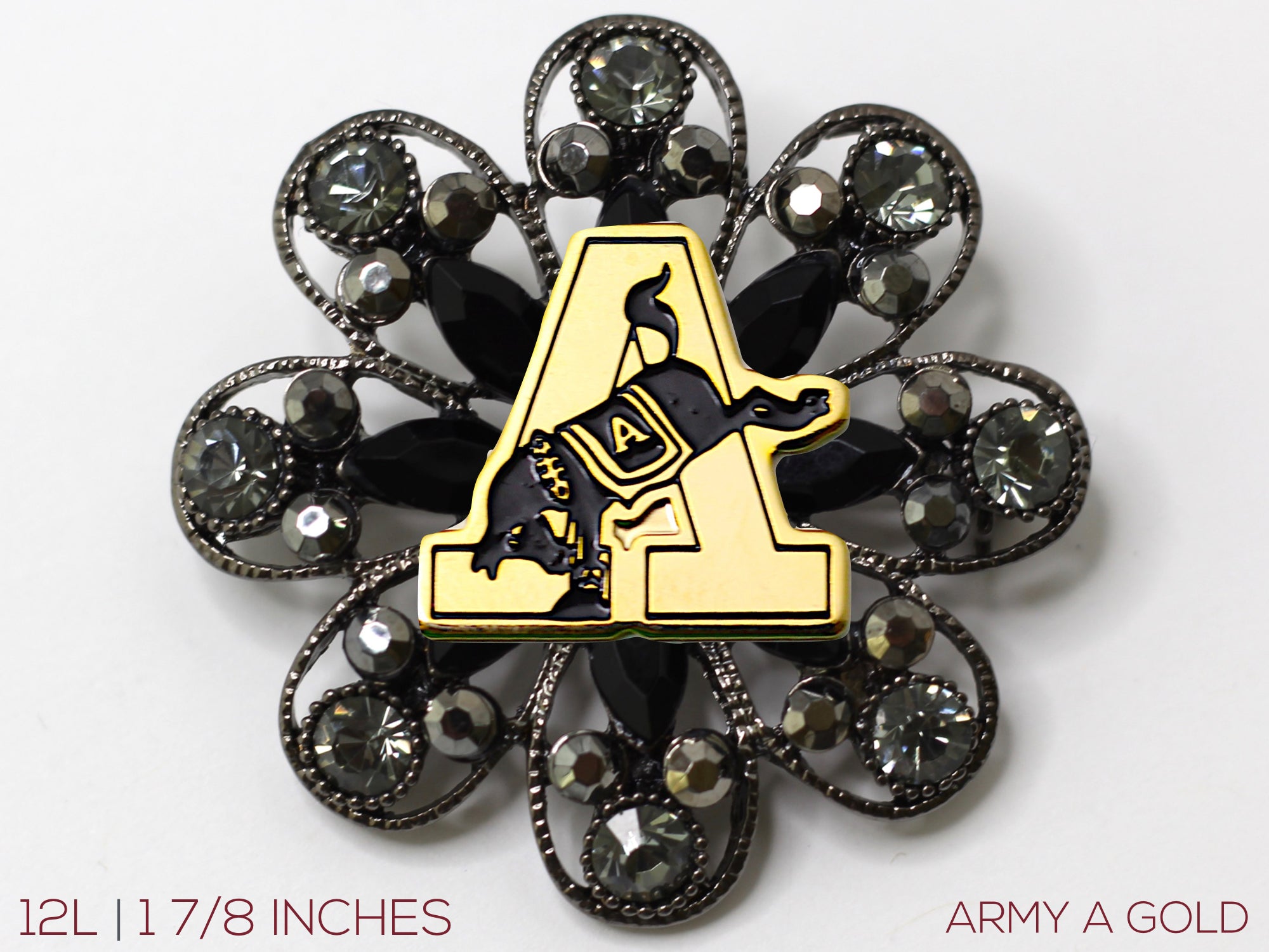 USMA Gold Army A Brooch