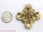 West Point Athena Tan Brooch