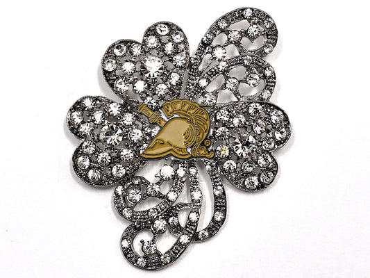 West Point Athena Tan Brooch