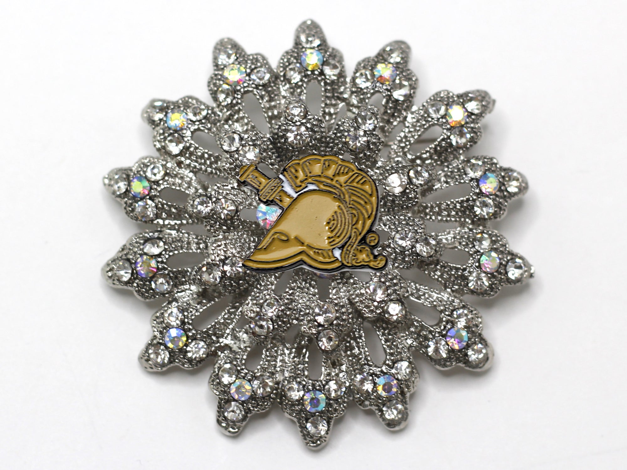 West Point Athena Tan Brooch