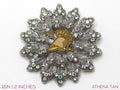 West Point Athena Tan Brooch 13D