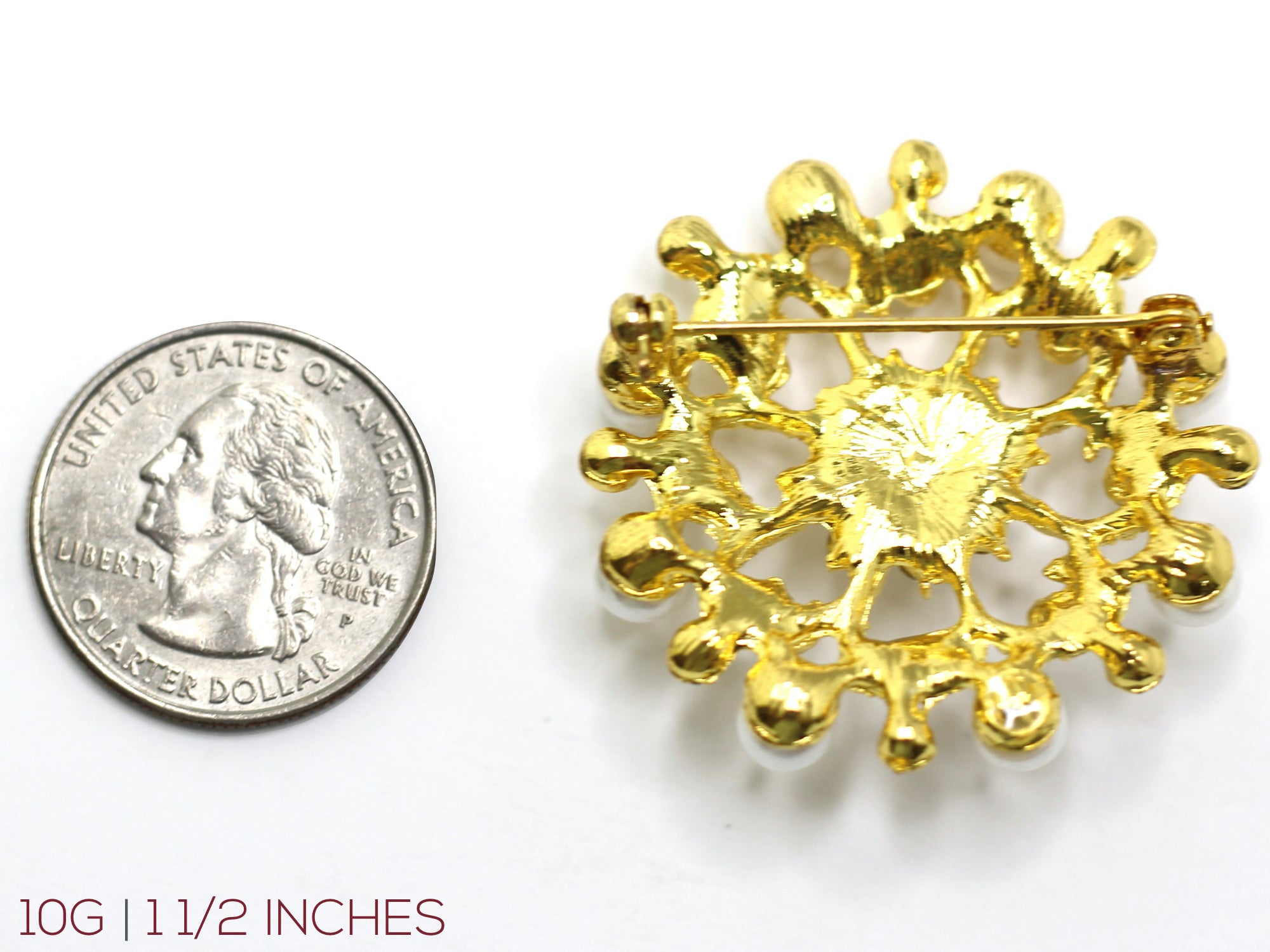 Navy Brooch