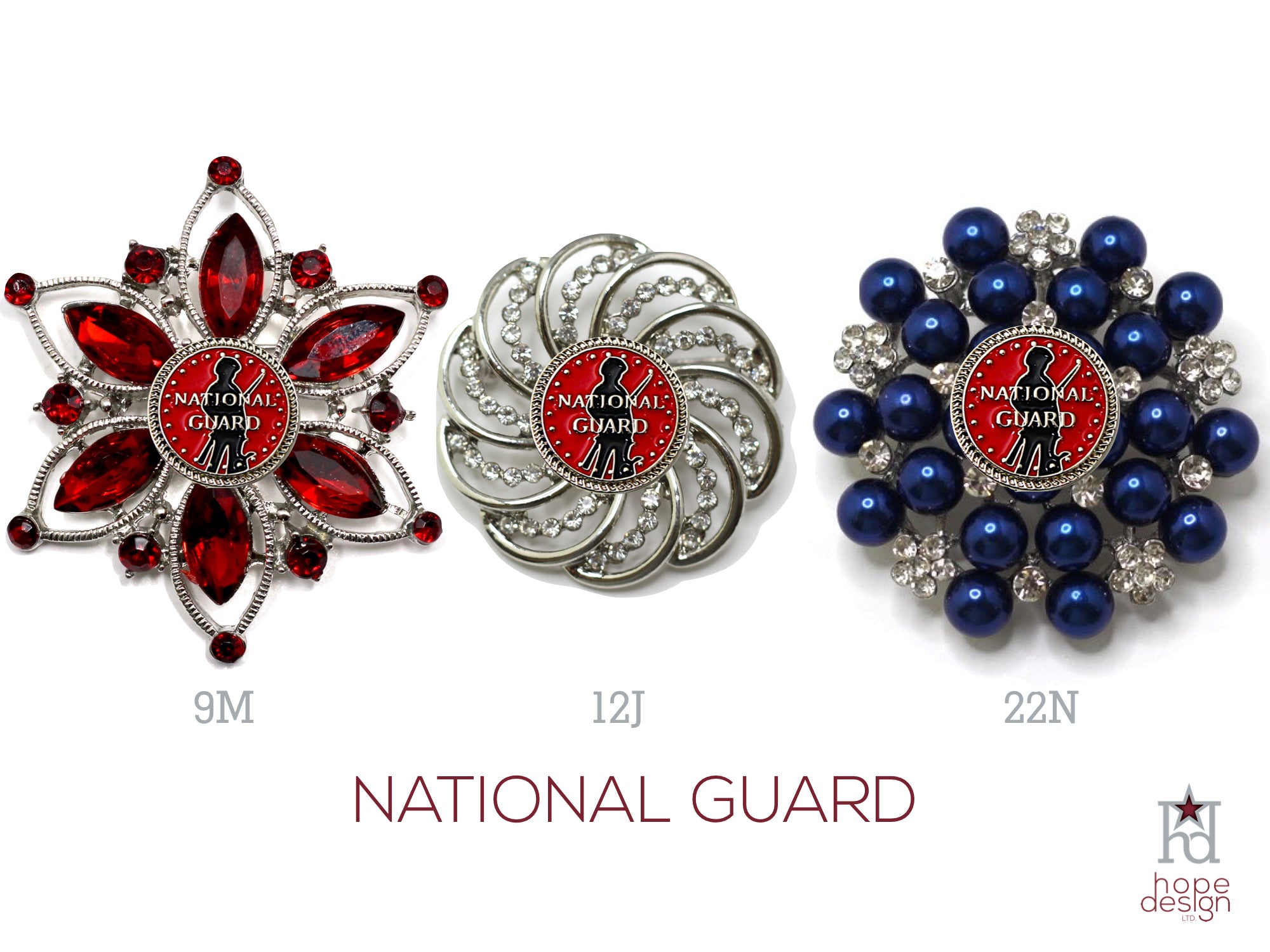 National Guard Brooch