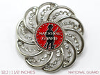National Guard Brooch