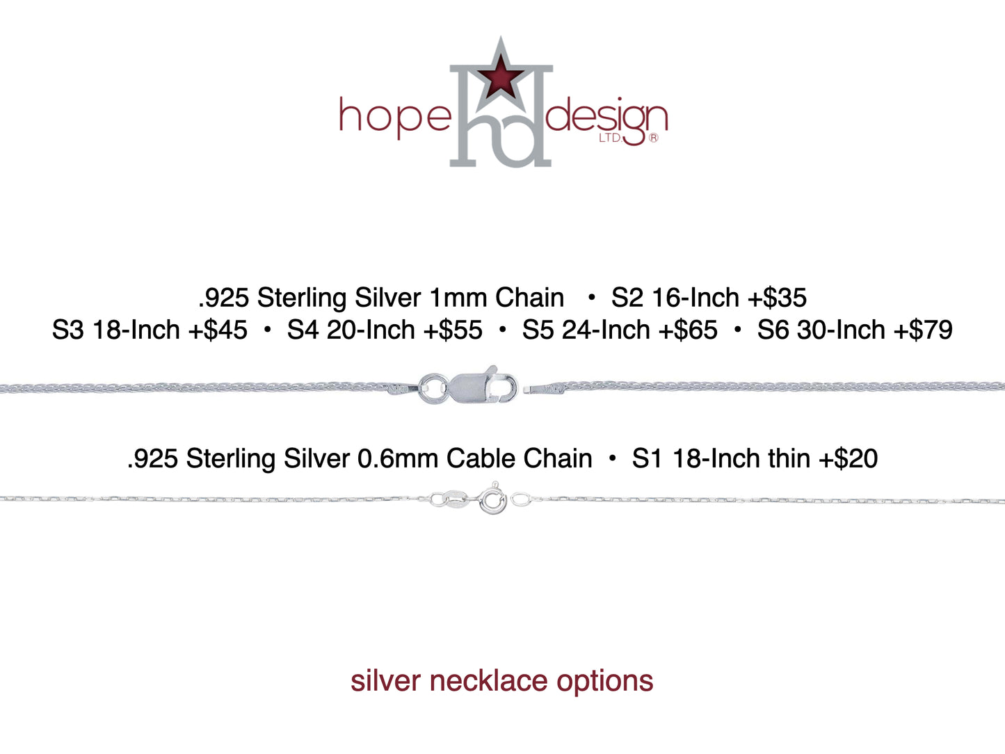 Jewelry Bar | Sterling Silver Thin Cable Chain