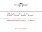 Marine Corps Button Sleek Silver Necklace