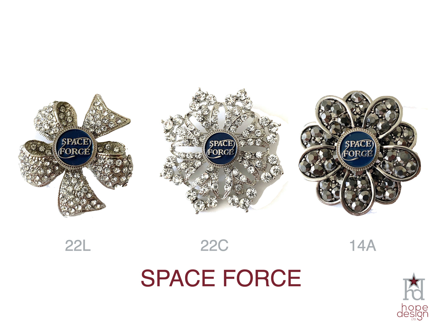 Space Force Brooch