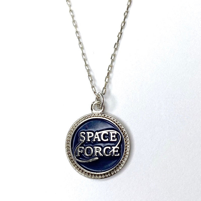 Space Force Charm Necklace