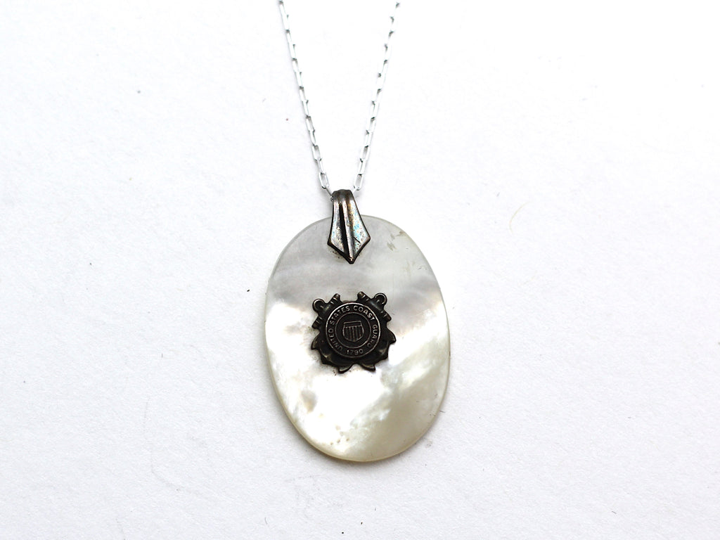WWII-era Vintage Sweetheart Necklace | Coast Guard VB106
