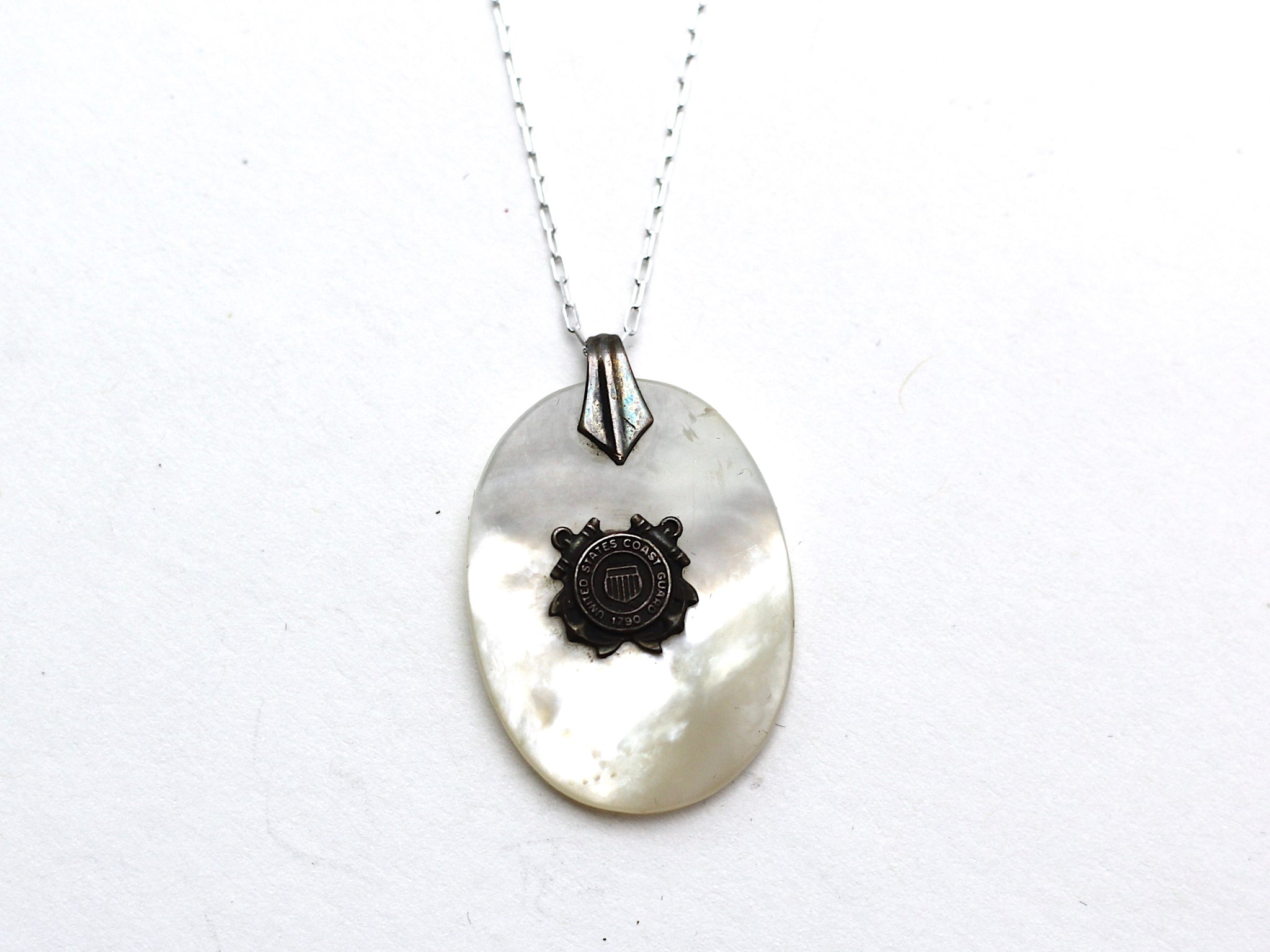 WWII-era Vintage Sweetheart Necklace | Coast Guard VB106