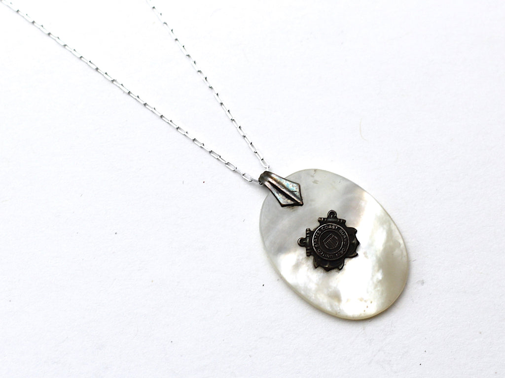 WWII-era Vintage Sweetheart Necklace | Coast Guard VB106