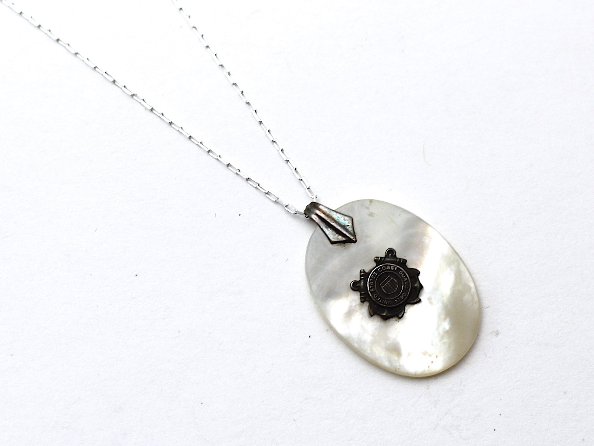 WWII-era Vintage Sweetheart Necklace | Coast Guard VB106