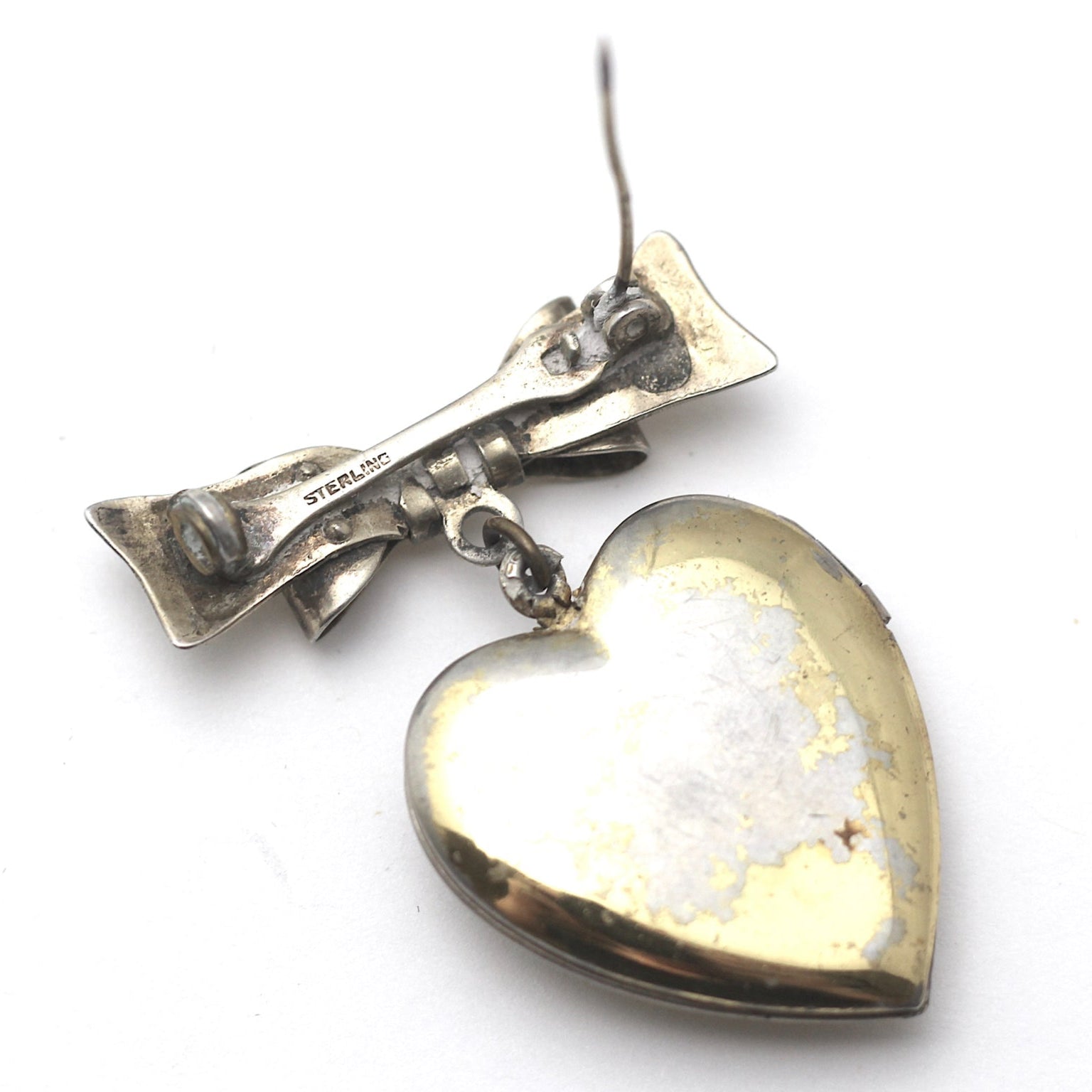 WWII-era Vintage Sweetheart Pin | Aviation Locket VB126