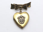 WWII-era Vintage Sweetheart Pin | Eagle Locket VB127