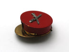 WWII-era Vintage Sweetheart Pin | Infantry locket brooch VB132