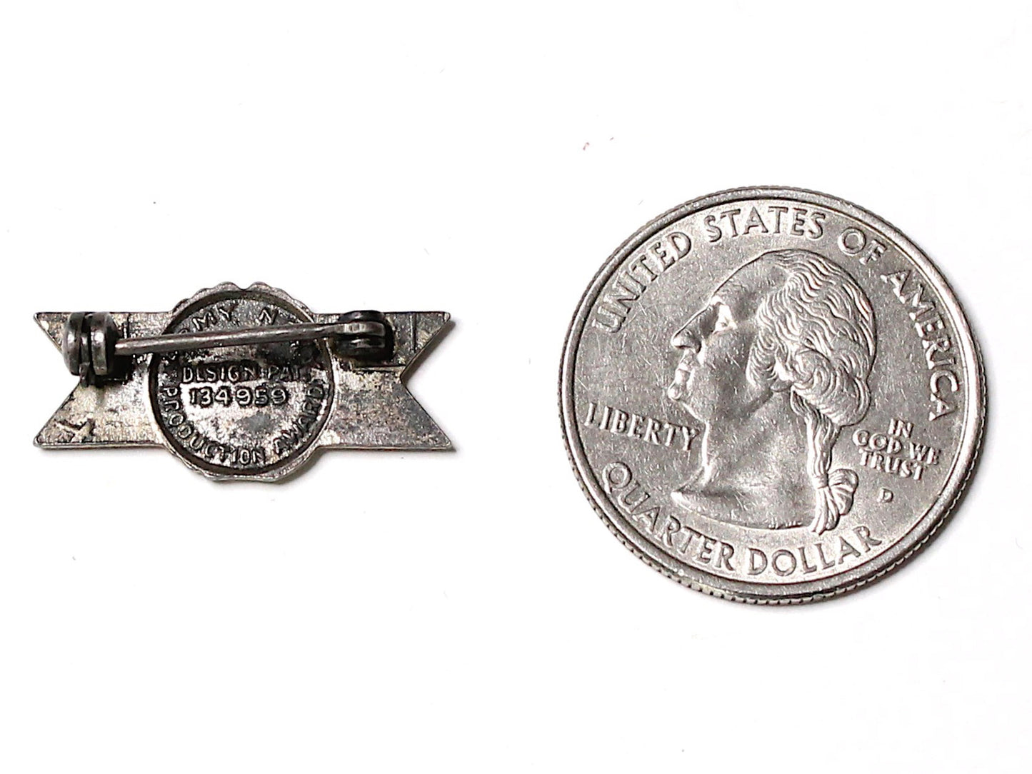 WWII-era Vintage Civilian Award Pin | Excellence VB145
