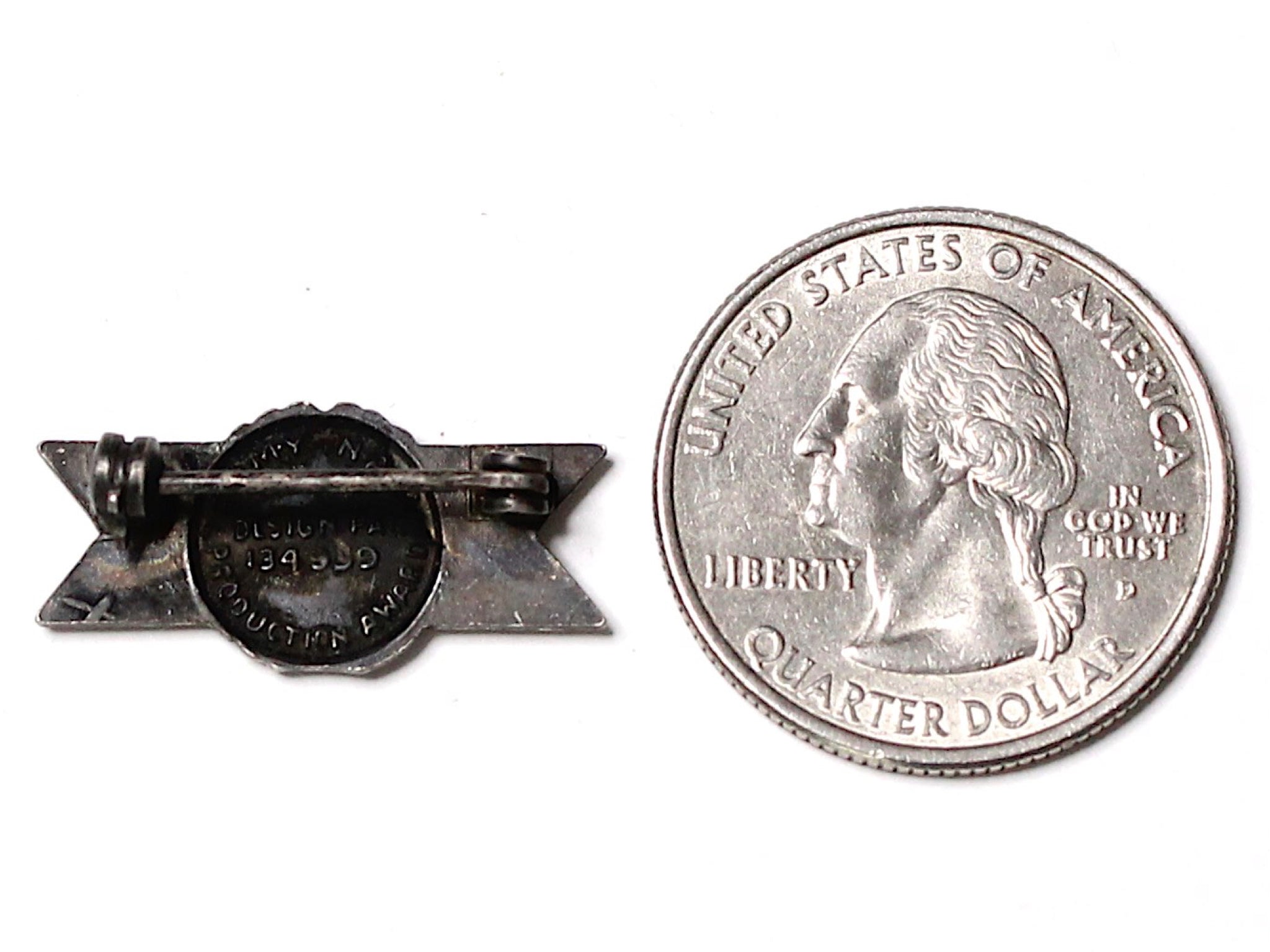 WWII-era Vintage Civilian Award Pin | Excellence VB146