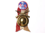 WWII-era Vintage Sweetheart Pin | General MacArthur Infantry Rifles VB163