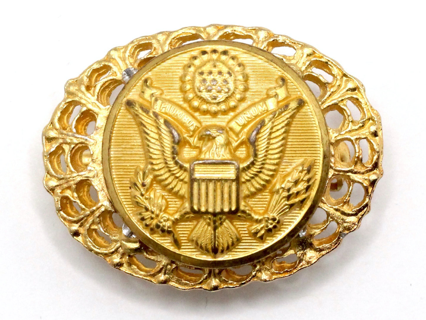 US Army Button Limited Edition Brooch BR3