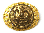 Navy Button Limited Edition Brooch BR160