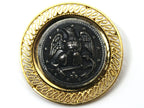 Navy Button Limited Edition Brooch BR162