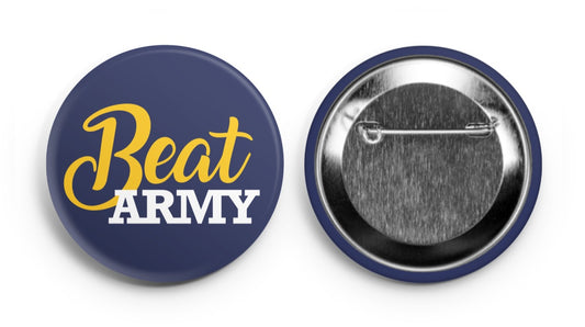 Beat Army! Navy Supporter Button
