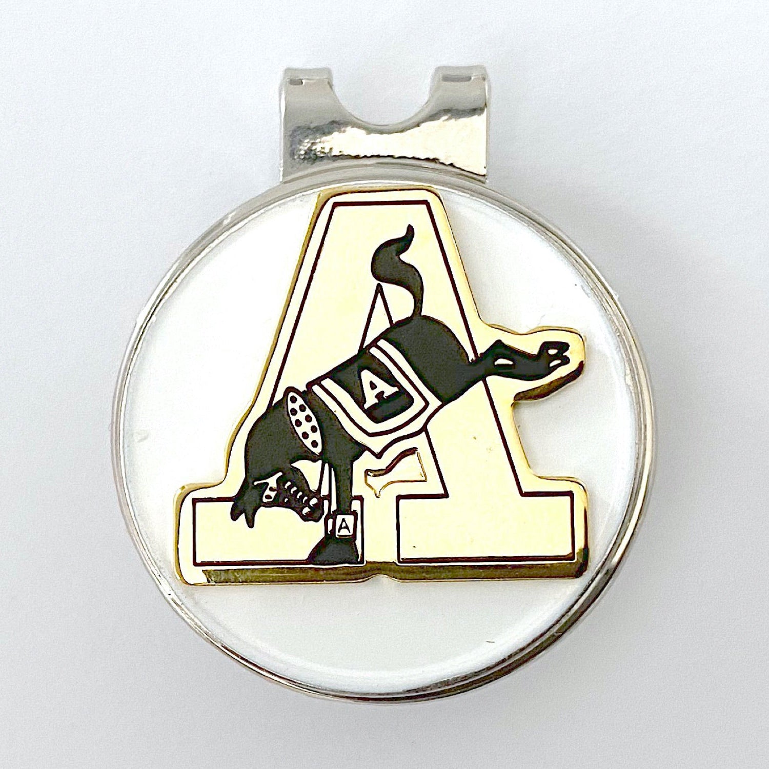 USMA Gold "A" Golf Hat Clip and Ball Marker