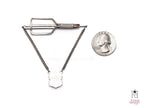 WWII-era Vintage Sweetheart Tie Clip | USN VB13