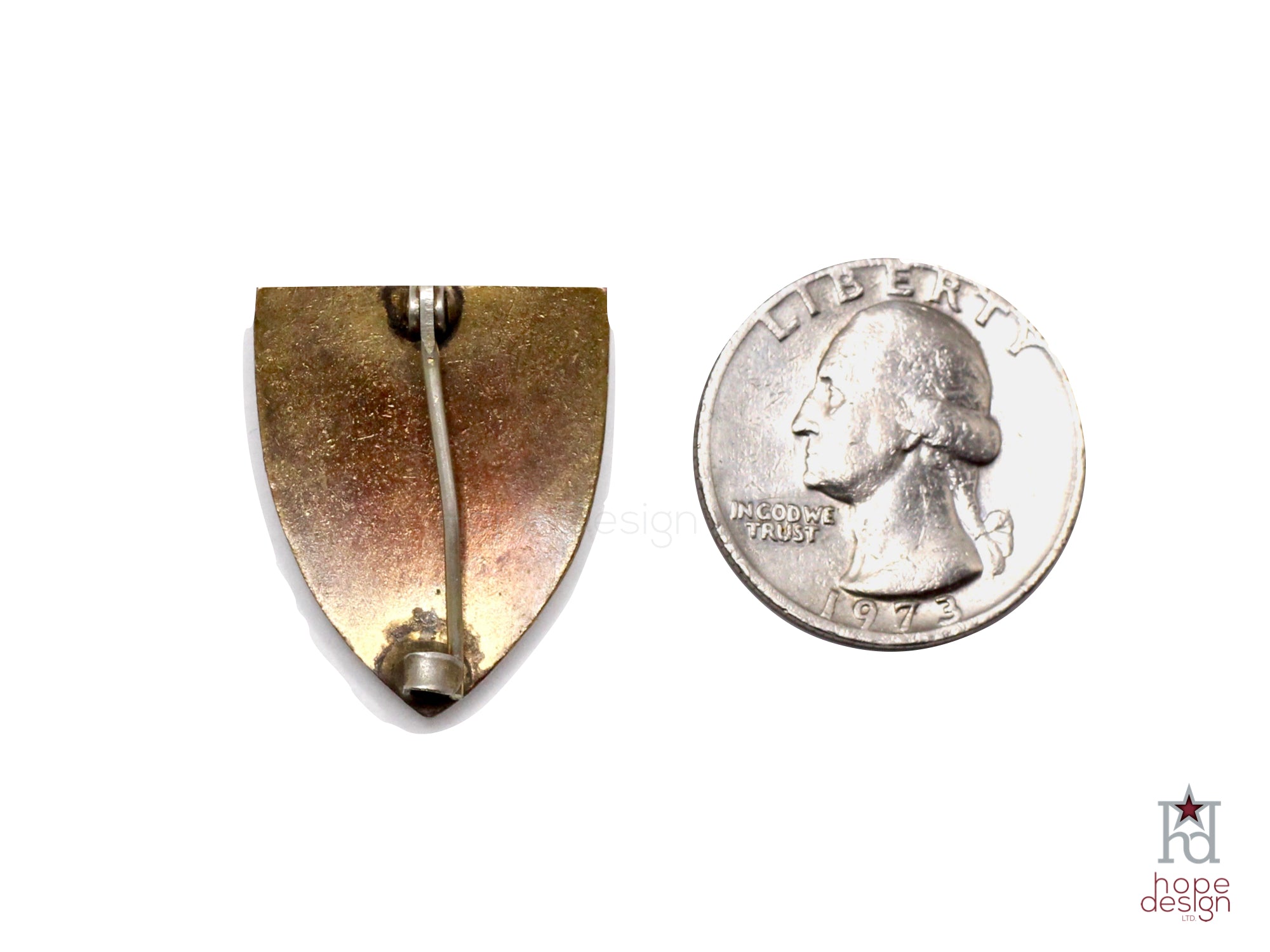 Vintage Army West Point Pin | USMA First Class Brass VB19