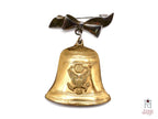 WWII-era Vintage Sweetheart Pin | Liberty Bell VB20