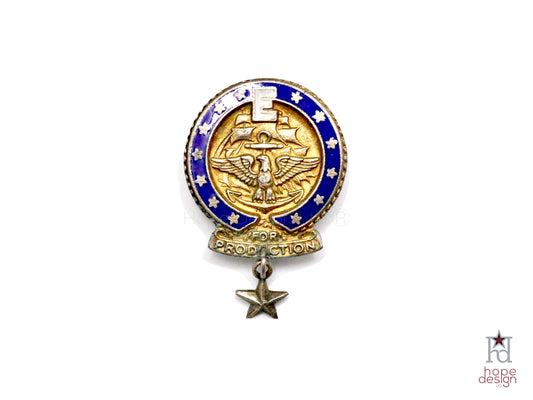 WWII-era Vintage Civilian Award | Navy E VB21