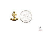 Vintage Sweetheart Charm | 14K Gold Fouled Anchor VB57
