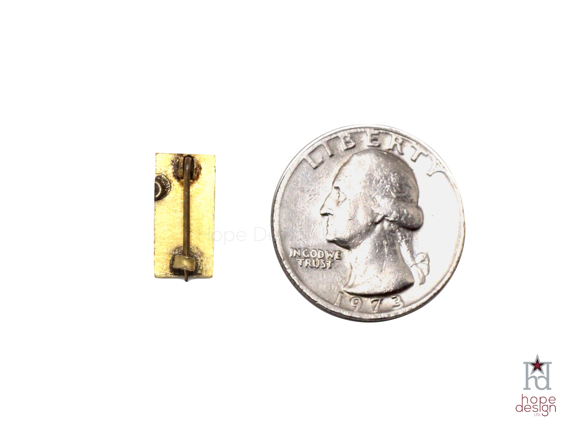 WWII-era Vintage Sweetheart Pin 1 Blue Star VB64
