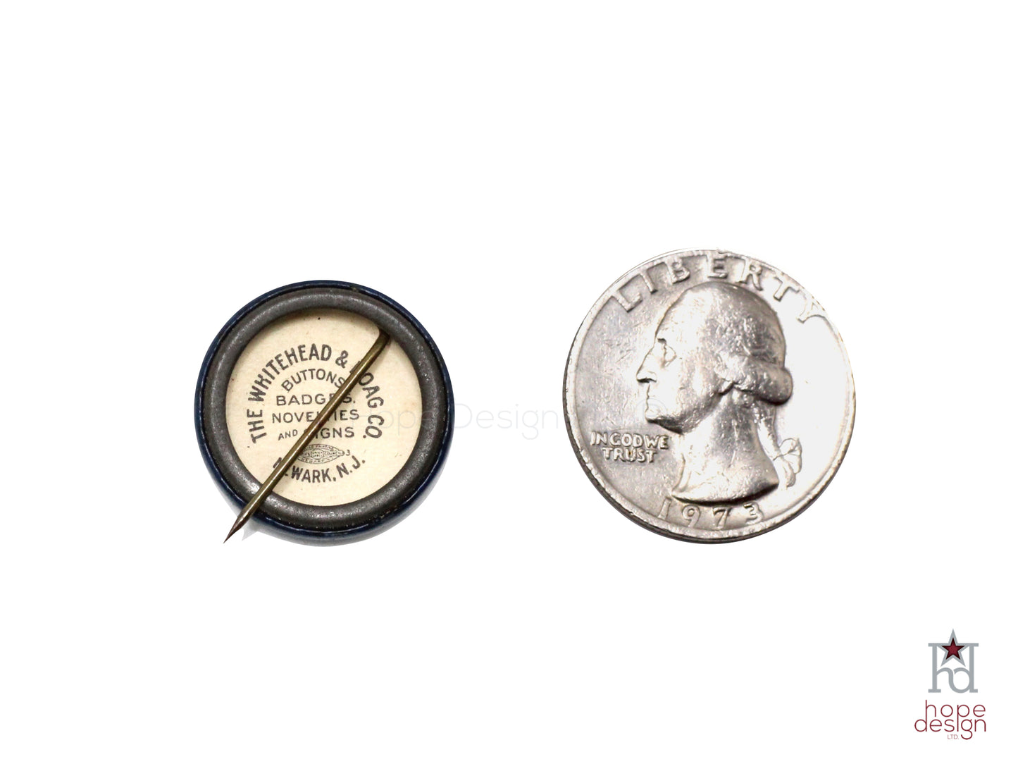 WWI-era Vintage Pin | Liberty Loan Button VB66