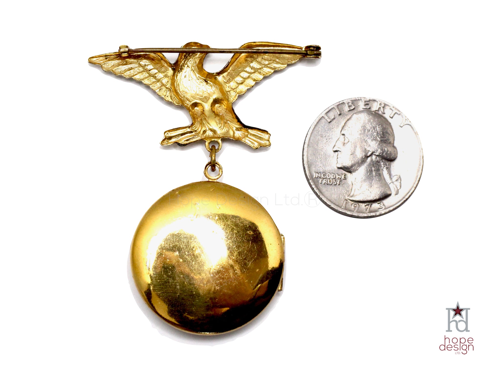 WWII-era Vintage Sweetheart Pin | Infantry Rifles VB68