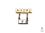 WWII-era Vintage Sweetheart Pin | Army 1LT Rank VB72