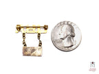 WWII-era Vintage Sweetheart Pin | Army 1LT Rank VB72