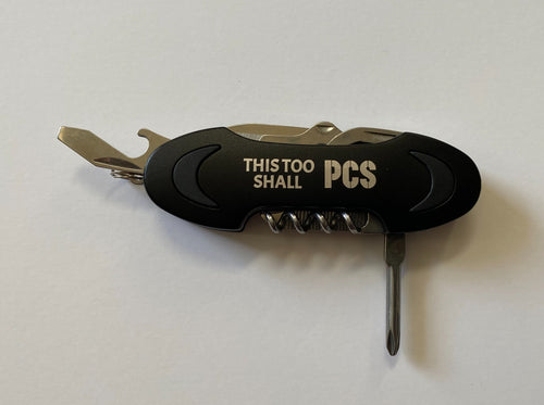 "This Too Shall PCS" Multi-Purpose Pocket Knife