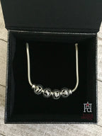 USMA Sterling Letter-Bead Bracelet