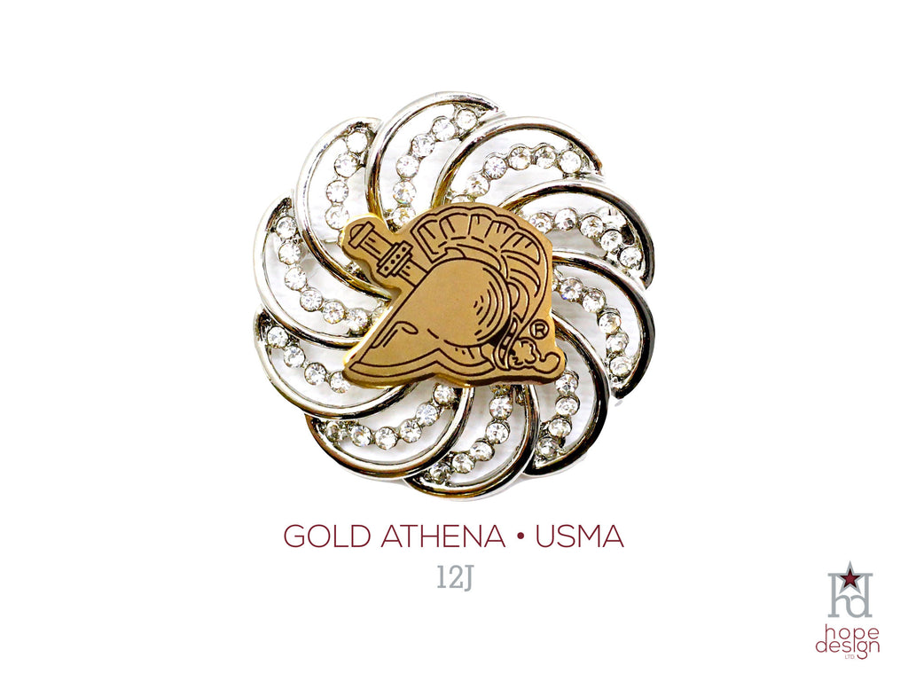 West Point Athena Gold Brooch