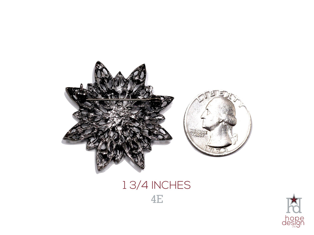 Gold Star Flag Brooch 04E